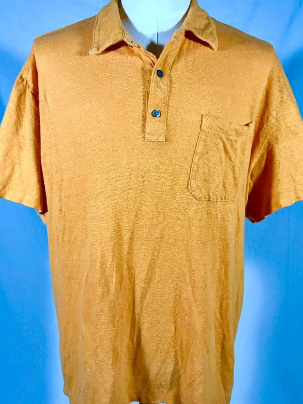 Banana Republic Polo Mens XXL Coral Short Sleeve Golf Shirt
